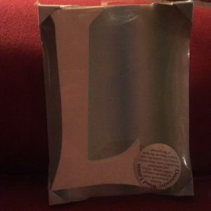 NWT decorative wood letter “L”